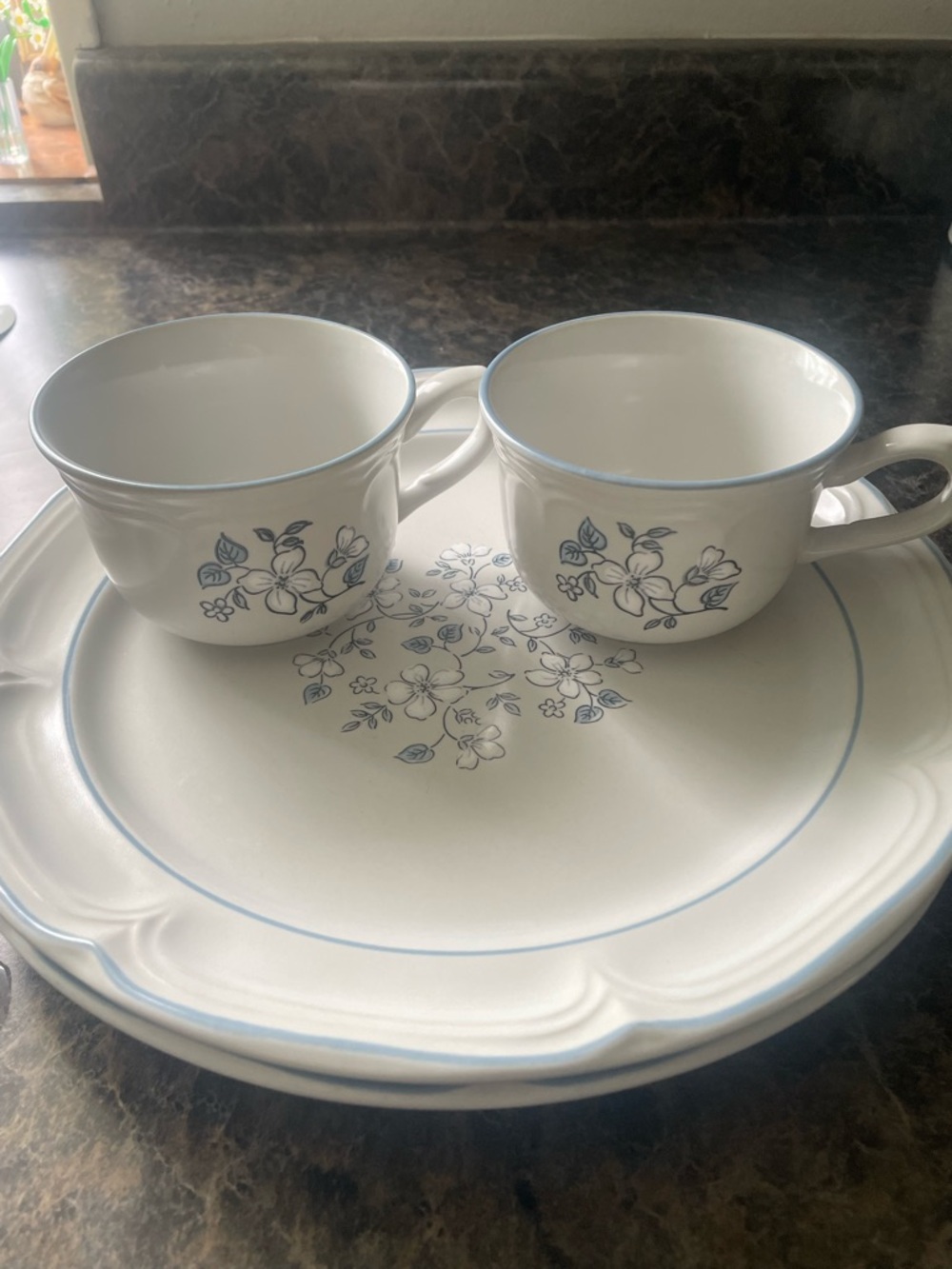 70s Stoneware Dinnerware Set of 2- The Covington Edition Made in Japan